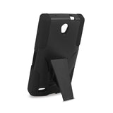  ZTE Zmax 2 Hybrid Heavy Duty Case With Kickstand In Black