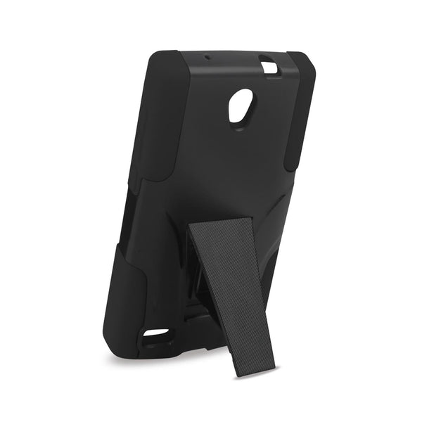 ZTE Zmax 2 Hybrid Heavy Duty Case With Kickstand