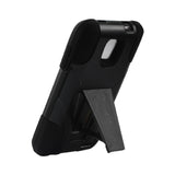  ZTE Z998 Hybrid Heavy Duty Case With Kickstand In Black