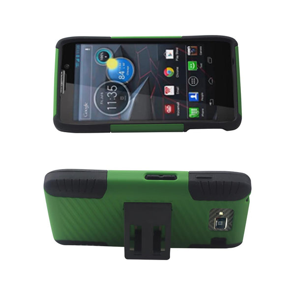 Motorola Droid Razr Hd Hybrid Case With Horizontal Kickstand