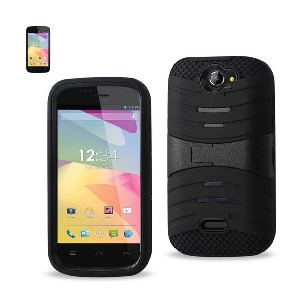 Blu Advance 4.0 Hybrid Heavy Duty Anti Slip Case With Kickstand