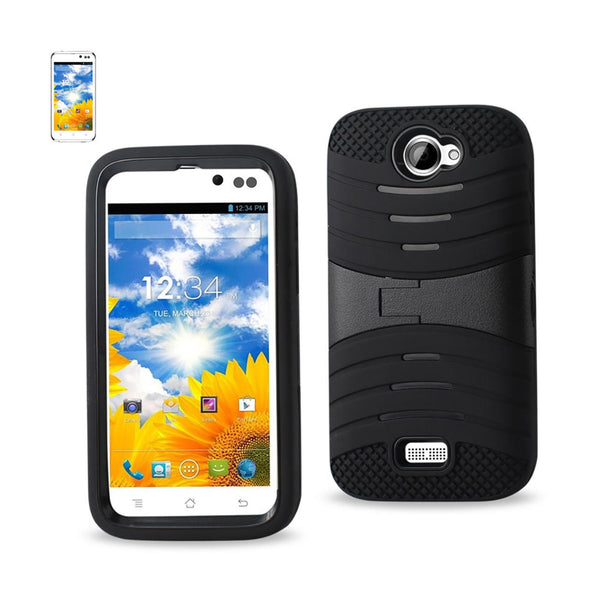 Blu Advance 4.5 Hybrid Heavy Duty Anti Slip Case With Kickstand