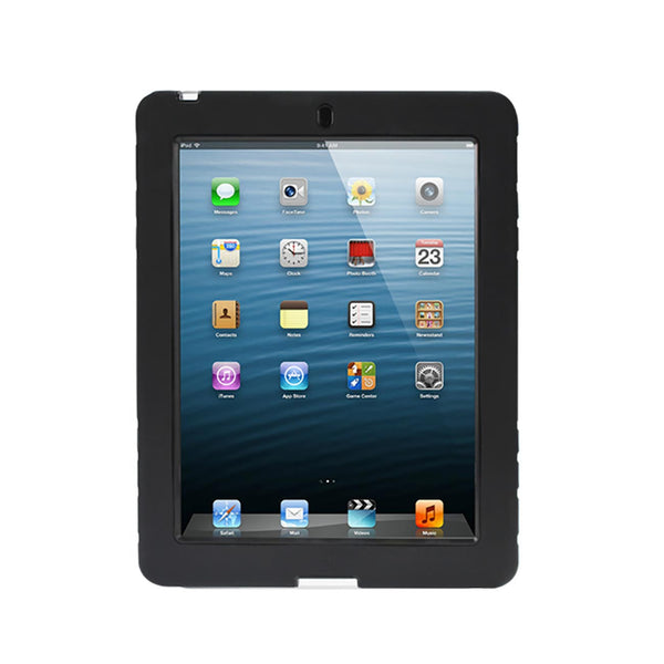 iPad 3 Hybrid Heavy Duty Anti Slip Case With Kickstand