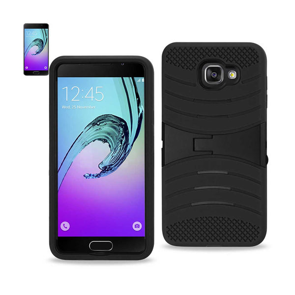 Samsung Galaxy A3 (2016) Hybrid Heavy Duty Anti Slip Case With Kickstand