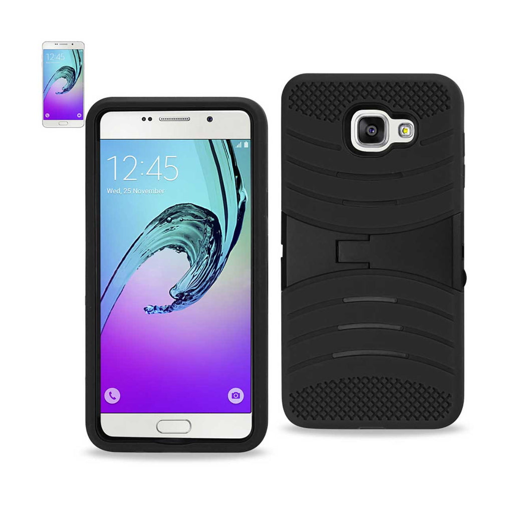 Samsung Galaxy A7 (2016) Hybrid Heavy Duty Anti Slip Case With Kickstand