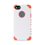  iPhone Se/ 5S/ 5 Slim Hybrid Heavy Duty Case In White Orange