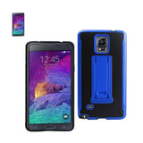 Samsung Galaxy Note 4 Hybrid Heavy Duty Case With Vertical Kickstand