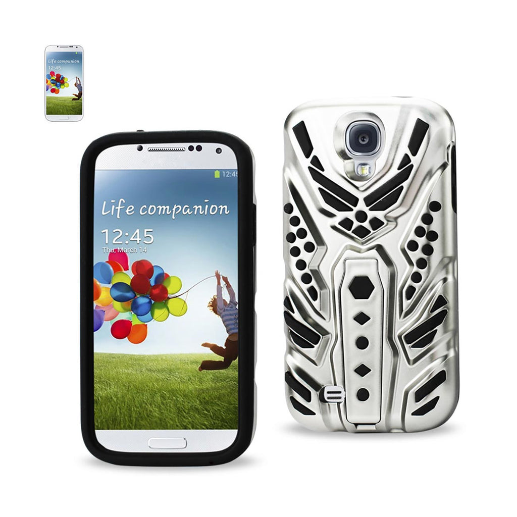 Samsung Galaxy S4 Hybrid Skulls Case With Kickstand