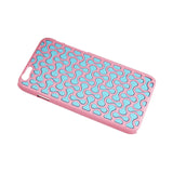  iPhone 6 Hybrid Case With Two Silicone Pads In Hot Pink