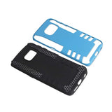  Samsung Galaxy S6 Edge Hybrid Tire Case In Black Blue