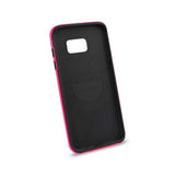  Samsung Galaxy S7 Edge Slim Armor Case With Bumper Frames In Black Hot Pink