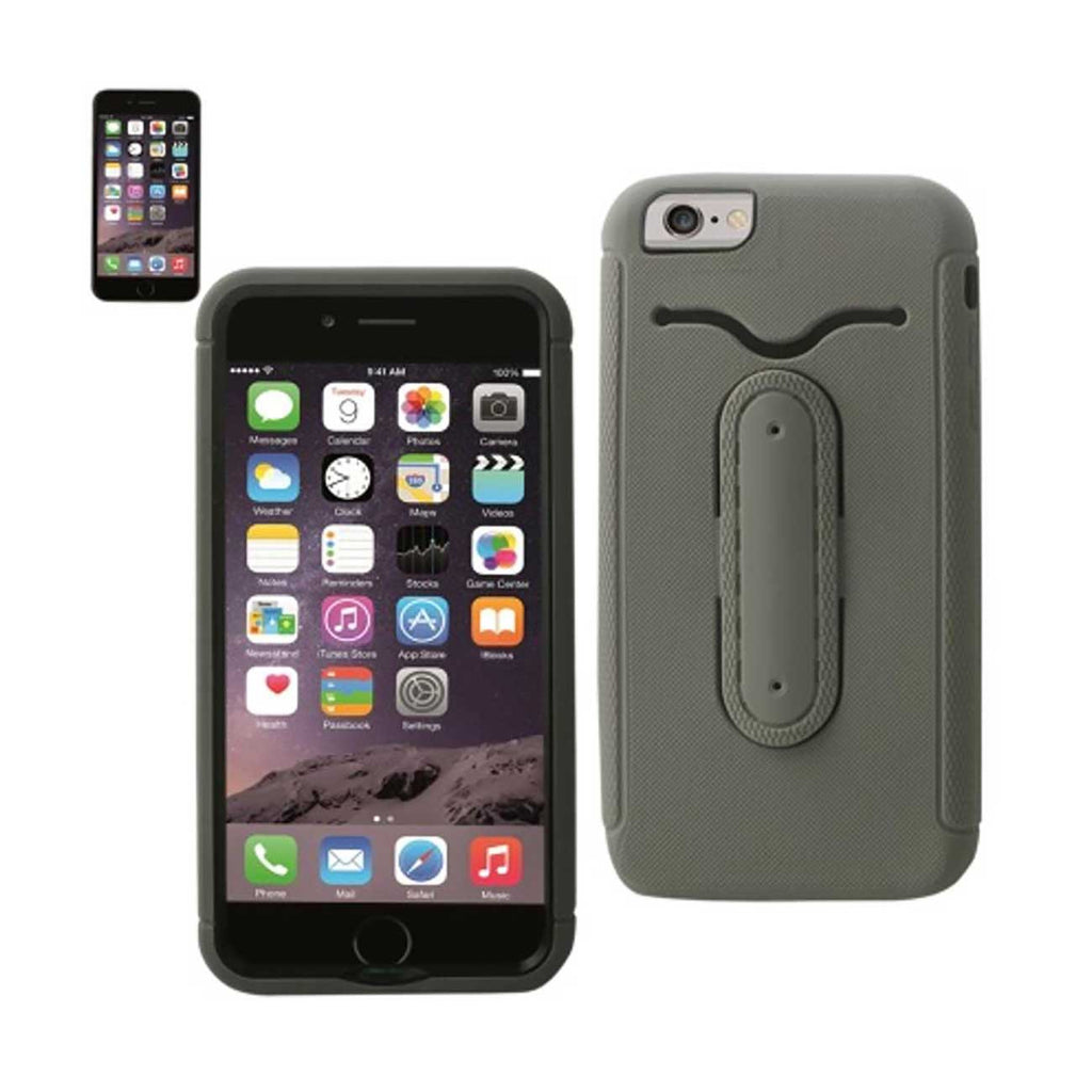 iPhone 6 Plus Hybrid Heavy Duty Case With Bending Kickstand