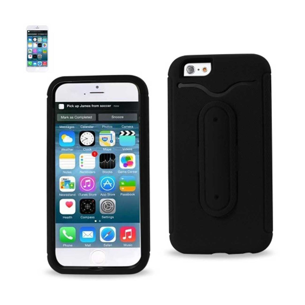 iPhone 6 Hybrid Heavy Duty Case With Bending Kickstand