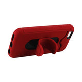  iPhone 6 Hybrid Heavy Duty Case With Bending Kickstand In Red