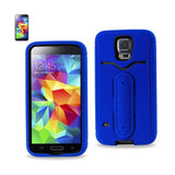 Samsung Galaxy S5 Hybrid Heavy Duty Case With Bending Kickstand