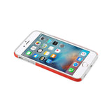  iPhone 6S/ iPhone 6 Solid Armor Dual Layer Protective Case In Red