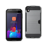 Alcatel One Touch Idol 4 Slim Armor Hybrid Case With Card Holder