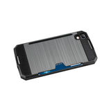  Alcatel One Touch Idol 4 Slim Armor Hybrid Case With Card Holder In Gray