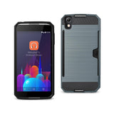 Alcatel One Touch Idol 4 Slim Armor Hybrid Case With Card Holder