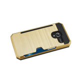  Alcatel Tru Slim Armor Hybrid Case With Card Holder In Gold