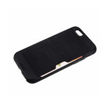  iPhone 6 Plus Slim Armor Hybrid Case With Card Holder In Black