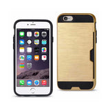 iPhone 6 Plus Slim Armor Hybrid Case With Card Holder