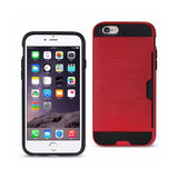 iPhone 6 Plus Slim Armor Hybrid Case With Card Holder