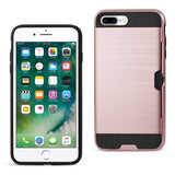 iPhone 7 Plus Slim Armor Hybrid Case With Card Holder