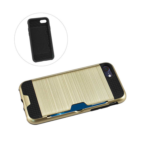 iPhone 7 Slim Armor Hybrid Case With Card Holder