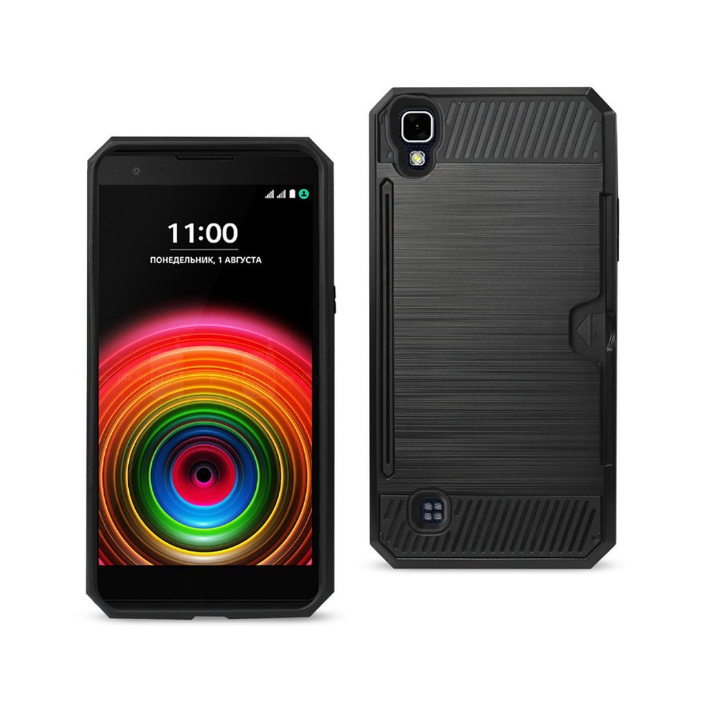 LG K6 Slim Armor Hybrid Case With Card Holder