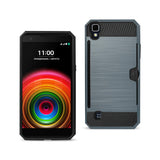 LG K6 Slim Armor Hybrid Case With Card Holder