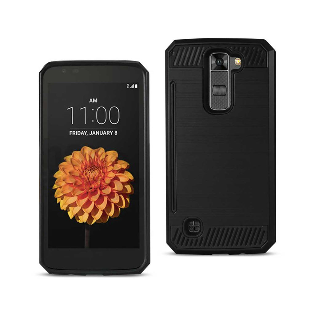 LG K7 Slim Armor Hybrid Case With Card Holder