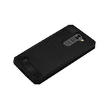  LG K7 Slim Armor Hybrid Case With Card Holder Black