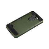  LG K7 Slim Armor Hybrid Case With Card Holder Green