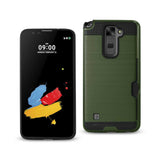 LG Stylus 2 Slim Armor Hybrid Case With Card Holder