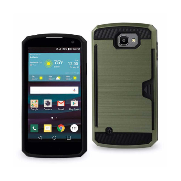 LG Spree Slim Armor Hybrid Case With Card Holder