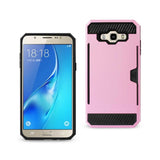 Samsung Galaxy J7 Slim Armor Hybrid Case With Card Holder