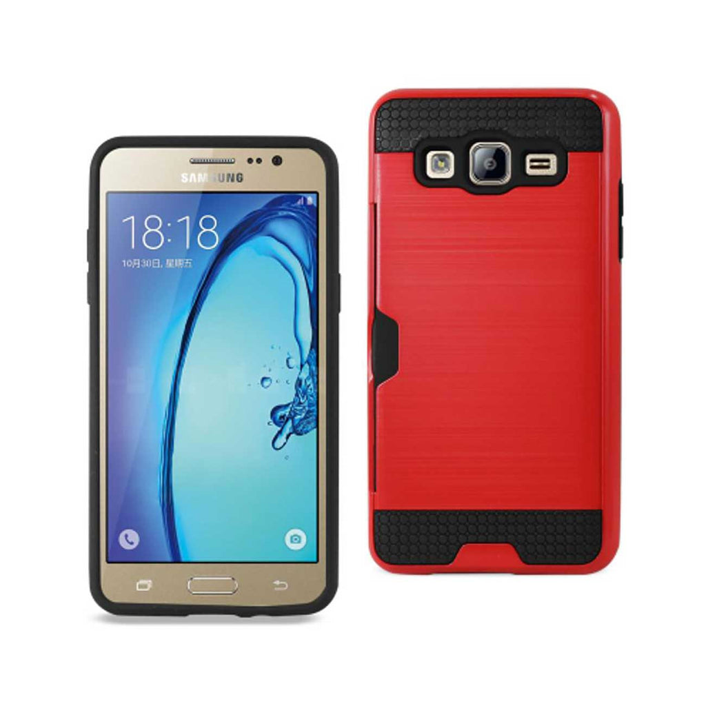 Samsung Galaxy On5/ J5 Slim Armor Hybrid Case With Card Holder