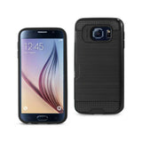 Samsung Galaxy S6 Slim Armor Hybrid Case With Card Holder