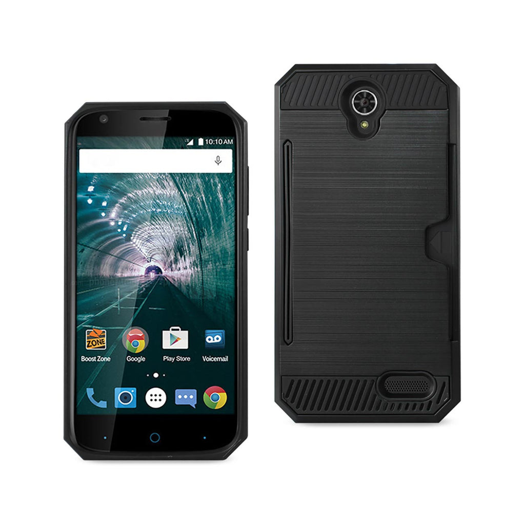 ZTE Warp 7/ Z959 Slim Armor Hybrid Case With Card Holder