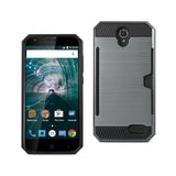 ZTE Warp 7/ Z959 Slim Armor Hybrid Case With Card Holder