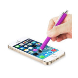  Mini Stylus Touch Screen Pen With Clip In Purple