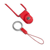  Long Lanyard Strap With Clip In Red