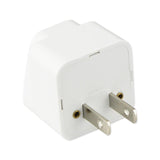 Universal Travel Adapter Converter-Uk/Eu/Au To Us Travel Plug In White