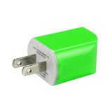  Micro USB 1 Amp Portable Micro Travel Adapter Charger With Cable In Green