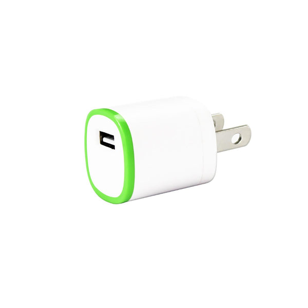 1 Amp Dual Color Portable USB Travel Adapter Charger