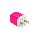  1 Amp Wall USB Travel Adapter Charger In Hot Pink