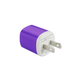  1 Amp Wall USB Travel Adapter Charger In Purple