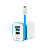 2 Amp Dual Port Portable Travel Adapter Charger