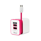 2 Amp Dual Port Portable Travel Adapter Charger